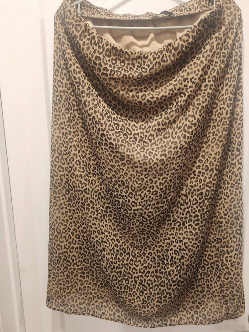 Suzy Shier Animal Print Maxi Skirt